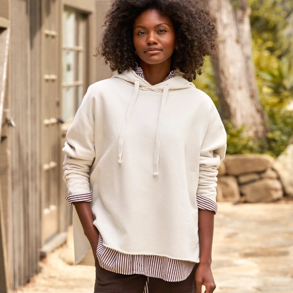 FRANK & EILEEN | KANE Vintage White, Triple Fleece | XS